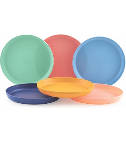 6 Bunte Kunststoff-Becher, 160 Ml – Stapelbar, Spülmaschinenfest, Für Kinder & Erwachsene