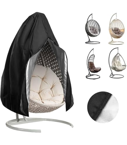 Copertura Impermeabile Per Sedia Sospesa - 190x115cm, Tessuto Oxford, UV Resistente - Foto 4