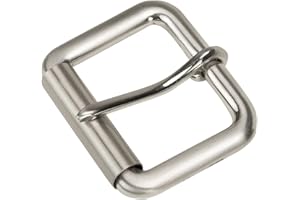 KERTZ Mens Belt Buckle Brushed Metal Buckle 1.5 Inches (38-40 mm) Belt Buckle Single Prong Square Replacement Buckle