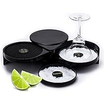 3-Tier Sugar Salt Rim Lime Tray Cocktail Accessory Glass Rimmer Tray For Bartender Abs Tool I.1118150087