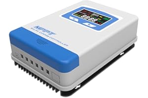 Anern 20A MPPT regolatore di carica solare 12V 24V Auto Con modalità di rilevamento della luce, LCD Display per pannelli solari 12V 24V Gel Sealed Flooded e batteria al litio