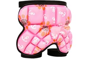 GIMOCOOL Short Rembourré pour Enfants | Tapis de Sport à Roulettes pour Les Fesses | Protection Butt Hip pour Patinage, Ski, Snowboard et Roller Skating