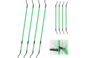 VIVOSUN Kit de 4 Tente de Culture à CFM Elevé, Gamme de Poteaux Verts de 61-122CM, Convient aux Tentes de Culture de 5x5CM, 7.6x7.6CM, 10x5CM et 10x10CM, Paquet de 4