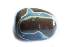 ULRIKE SCHMITT EDELSTEINKREATIONEN Amulettstein Turalingam Australien Trommelstein Handschmeichler