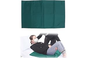 AGATIGE Transferboard für Patientenlifter, Patientengleitlaken, multifunktionales Transfertuch, Wiederverwendbare Transferdecke für bettlägerige ältere Menschen -Grün(70 * 68cm)