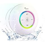 LEICKE Altoparlante Bluetooth DJ Roxxx Shower | Altoparlante doccia impermeabile con ventosa, altoparlante wireless portatile