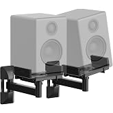 PUTORSEN Wall Mount for Speakers, Universal Pack of 2 Brackets for Home Cinema, Audio Monitor, Maximum Load 25 kg,