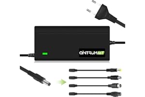 Qintrumiot 42V 3A Chargeur trotinette Electrique,36V 3A Chargeur Rapide Batterie de Trottinette,Chargeur Hoverboard,36V Batterie Trottinette électrique Chargeur Trottinette pour Xiaomi M365 Ninebot