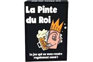 La Pinte du Roi - Le Jeu Apéro Qui va Vous Rendre royalement saoul ! Jeu à Boire pour des soirées Entre Amis - Jeu d'ambiance/d'alcool, Jeu de Cartes/de Société Adulte