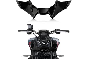 Carénage Avant Spoiler Prolongateur de Couverture D'extension de Cône de Nez de Bec pour MT09 V3 2022-2023, PSLER Accessoires de Garniture de Capot de Déflecteur D'aile Aérodynamique