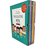 Little People, Big Dreams Trailblazing Men Gift 5 Books Box Collection Set (Stephen Hawking, Bruce Lee, David Bowie, Muhammad
