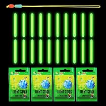 thumbnail image 2 of 20-Pack Starlight Fishing Gel Lights – 4.5 X 37mm, High Quality, 30m Visibility, Green 2 of 6