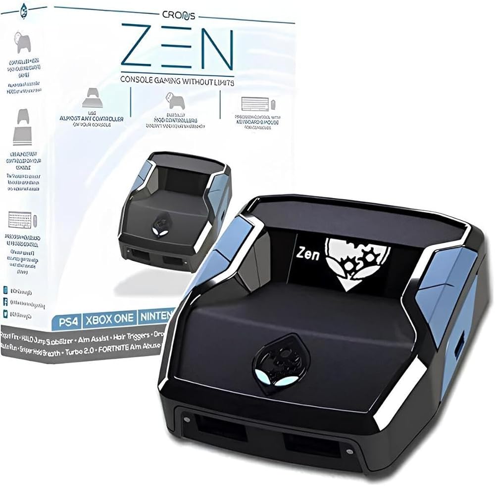 Cosmostech Cronus Zen, PS5/PS4/Xbox Series X ve S/Xbox One ile Uyumlu, PC Klavye Mouse Aparatı, Siyah