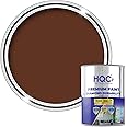 HQC Weather Shield Leaf Brown Smooth Masonry Paint | 1L in 30+ Colours | Storm Proof, Scrub Resistance & Waterproof | Weatherproof Technology Designed with Acrylic Resin for Ultimate Protection