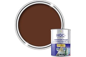 HQC 2.5L Leaf Brown Acrylic Barn Paint | Matt Finish | Up to 9 sq.m. Coverage | Quick-Drying | Outdoor Use