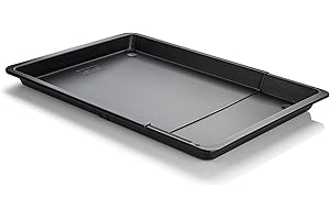 ‎ZENKER Zenker BLACK METALLIC Universal-Backblech, ausziehbar 37-52 cm – Antihaft, variabel für jeden Ofen