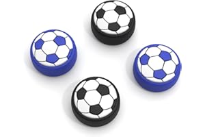 JINGDU Kappen Kompatibel mit Nintendo Switch Joystick,Weiche Silikon Thumb Grip Niedlich 3D Analog Stick Abdeckung für Switch/Switch OLED/Switch Lite,Soccer