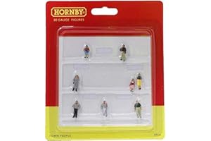 Hornby R7116 Town People for Model Railway OO Gauge, Model Train Accessories for Adding Scenery, Dioramas, Woodland, Buildings and More, Model Making Kits - 1:76 Scale Model Accessory