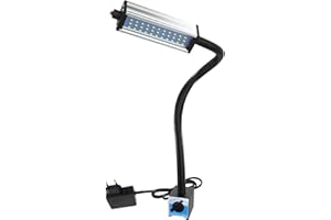 XINYIQI Luz magnética, LED luz de trabajo cuello de cisne, 44 LEDs IP66 impermeable flexible cuello de cisne luz de inundación para iluminación industrial herramienta lámpara de máquina