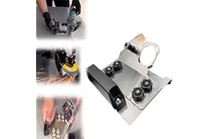 Ashopfun Soporte de amoladora angular para corte de chaflán de 45°, soporte de amoladora angular, soporte de corte especial, soporte fijo de amoladora angular, soporte resistente (1 unidad)