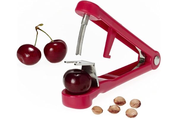 Metaltex 250658 Lady Cerise Dénoyauteur Cerise Acier Inoxydable Multicolore 25 x 15 x 5 cm