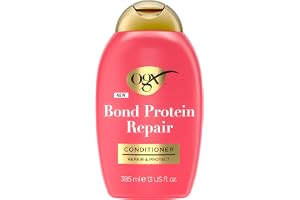 OGX Bond Protein Repair balsam torrt skadat hår balsam med Lipi Pro | Balsam, stärker och reparerar sprött, torrt eller skadat hår utan att tynga ner