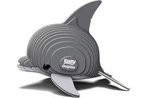 EUGY 021 Delfín. Eco-Friendly 3D Paper Puzzle