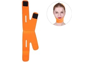 BRRNOO Bandage Face V Shaper, Ceinture de soulèvement de relaxation du double menton, Ceintures de levage respirantes pour utilisation pour jouer à des jeux, regarder la télévision, etc.(#1)