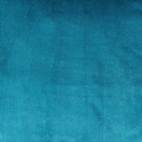 Kissenbezug aus Samt in Enteneiblau, matt, paspeliert, 43 cm x 43 cm. Aus der Luxus-Kollektion von McAlister - 3