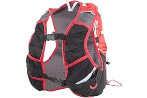 Joluvi Unisex Ultratrail Pro Vest Mochila, Rojo/Negro