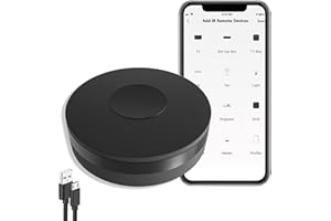 SENCKIT WiFi Smart Remote Controller Smart Home IR Universal Remote blaster, One for All Control TV DVD AUD Fan Air Conditioner etc, Compatible with Alexa and Google Home