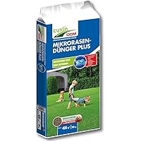 Cuxin DCM Mikro-Rasendünger Plus, Vertikutieren Nicht mehr notwendig, NPK-Dünger 10-3-18, 20 kg für bis zu 400 m²