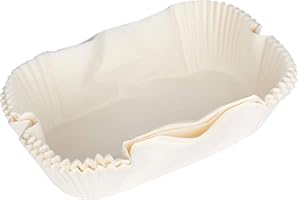 ‎KITCHENCRAFT KitchenCraft Laibformeinlagen, Antihaft, Kuchen- und Brotform, 2 x 9 cm, Packung mit 4 Einlagen, weiß