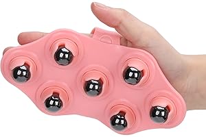 FILFEEL Masajeador en forma de palma, guante para relajación muscular, masajeador corporal con cuentas magnéticas para adelgazar, masajeador de mano para músculos, espalda, cuello, pie, hombro, pierna