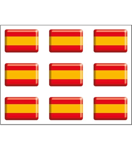 Bandera De España Precio Pegatina Bandera De España - Vinilo Rectangular 60x40 Mm | Duradero Y Con Colores Vivos Vinilo Bandera Española 60x40mm - Foto 6