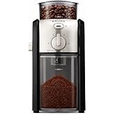 KRUPS Professional Coffee Grinder Grinding Wheel System with Lathe Grinding | 17 Shredding Settings, 2 to 12 Cups, Auto Shut