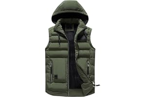 MILAX Fleece Lined Bodywarmer Gilet Vest for Mens and Womens Sleeveless Softshell Jacket for Leisure Quilted Body Warmer Windproof Gilet Jacket with Pockets Outdoor Work Gilets with Pockets