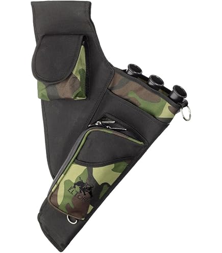 Avalon Classic Seitenköcher Linkshänder Schwarz/pink - Mit 3 Pfeilröhren & Taschen
