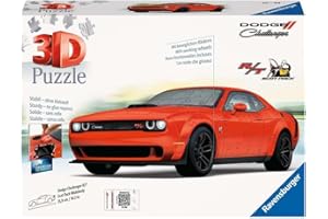 RAVENSBURGER Puzzle 3D Pojazdy: Dodge Challenger R/T Scat Pack Widebody