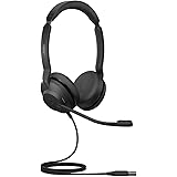 Jabra Evolve2 30 Headset – Noise Cancelling Microsoft Teams Certified Stereo Headphones with 2-Microphone Call Technology – U