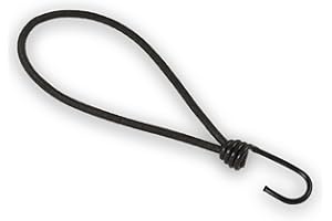 DREAMPRINT 25 pièces élastique avec crochet 25cm tendeur extenseur bâche avec boucle crochet spirale 250mm Ø 6mm boucle expanseur noir