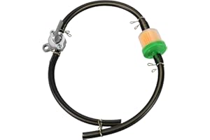 GOOFIT Filtro de aceite reemplazo para depósito de combustible reemplazo para motocicleta de 50 cc 110 cc 125 cc 150 cc 250 cc color amarillo