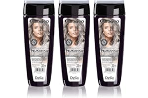 DELIA COSMETICS Delia Cameleo - Hair Toner Rinse For Bleached/Blonde/Grey Hair - 200ml (Silver Trio)