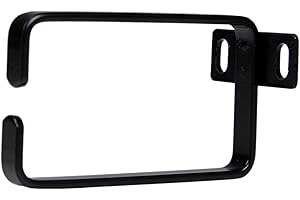 StarTech.com Supporto verticale 1U passacavo ad anello aperto per armadio rack, Gancio a D aperta per server rack, Misure interne 50,6x92,6 mm (CMHOOK1U)