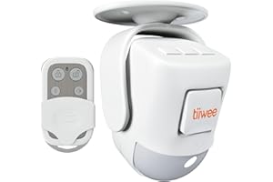 tiiwee X4 Détecteur de Mouvement et Alarme à Sirène - Sirène 120 DB - Système d'Alarme Antivol avec Télécommande - Extensible - à Utiliser dans la Maison, Le Garage, Le Jardin et l'Abri de Jardin