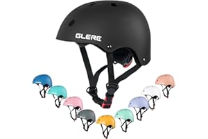 Glerc Kinder Fahrradhelm für Jungen und Mädchen von Kleinkind bis Jugend, verstellbar und Mehrfarbig
