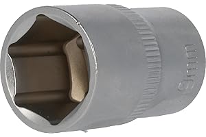 BRILLIANT TOOLS BT022810 Llave de vaso hexagonal de 1/2", 19 mm [Powered by KS TOOLS]