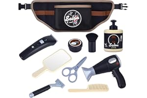 Yulokdwi Pretend Toy For Girls And Boys - Haircut Barber Set Toy For Kids, Salon Toys For Kids, Pretend Play Shaving & Grooming Kits For Kids Dress Up Game