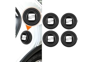 ADIEN 10PCS Car Door Shock Absorber for Seat Ibiza LEON CUPRA FR Arona Ateca Tarraco, Silicone Car Door Soundproof Padding, Door Anti Collision Protector Pads