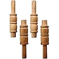 Reindeer Wooden Cricket Stump Bails, Gilli Set | Lightweight and Durable | Pack of 4 (2 Pairs) | Ideal for Indoor & Outdoor Cricket | Quality Cricket Accessories for Enthusiasts